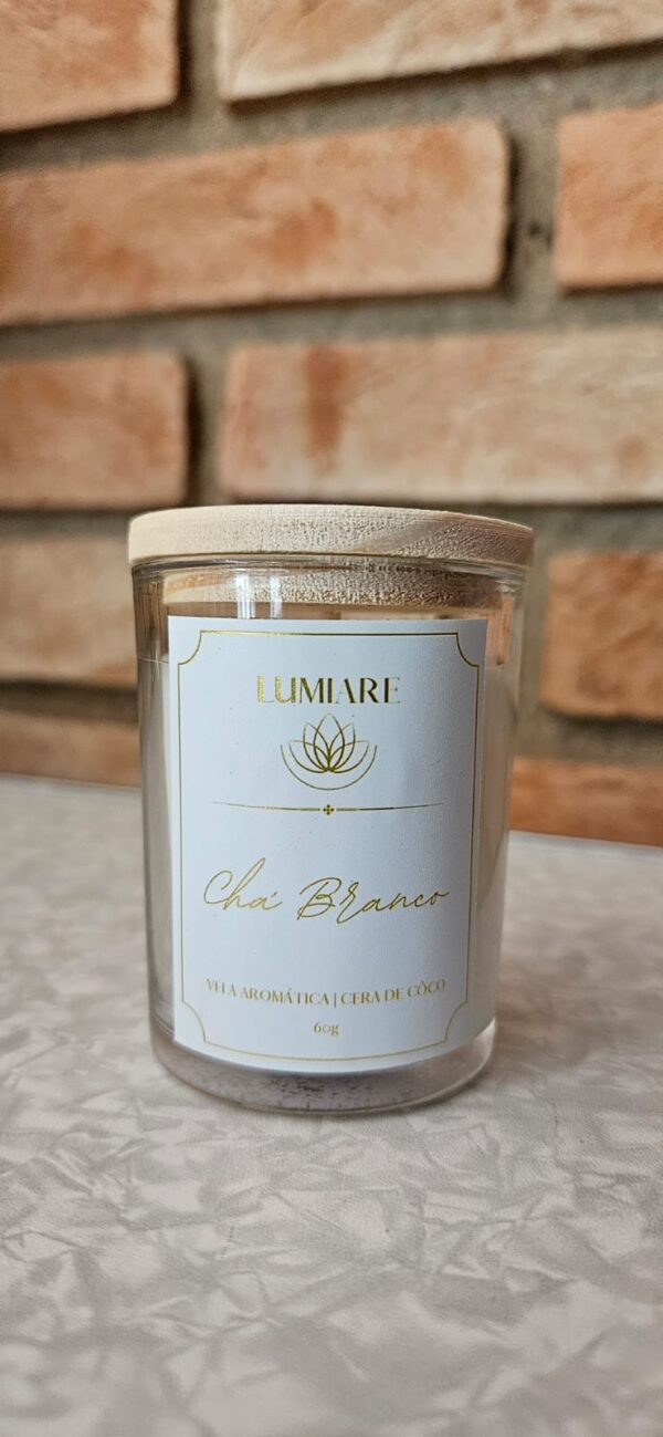 Vela Chá Branco 60G - Coleção Clássicas