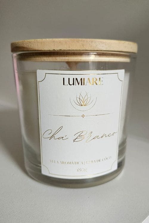 Vela Clássica Chá Branco 180G